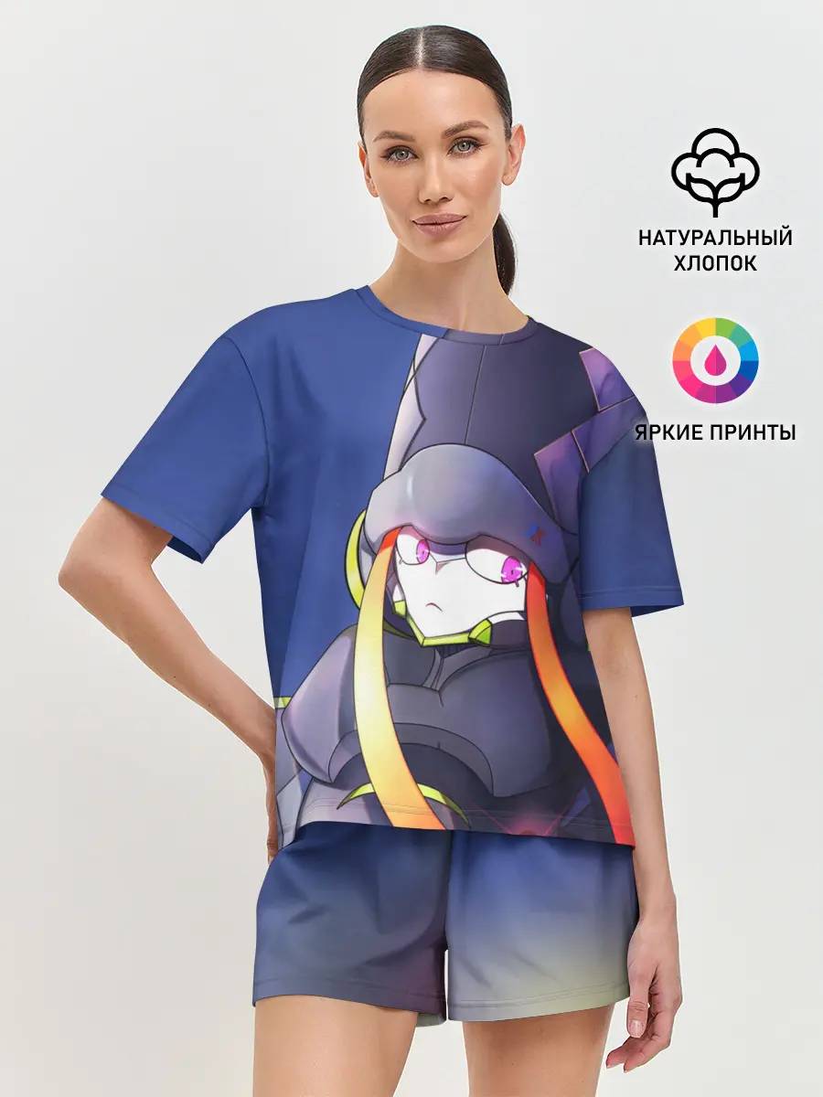 Женская пижама с шортами / гениста франкс