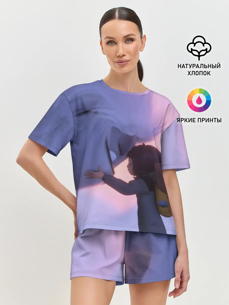 Женская пижама с шортами / ABOMINABLE