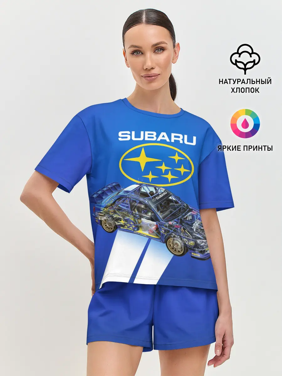Женская пижама с шортами / Subaru