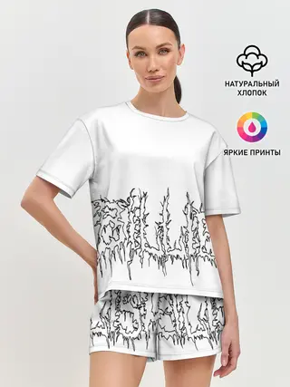 Женская пижама с шортами / Billie Eilish