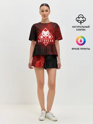 Женская пижама с шортами / RAINBOW SIX SIEGE OUTBREAK