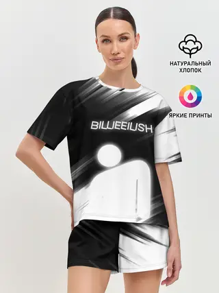 Женская пижама с шортами / Billie Eilish.