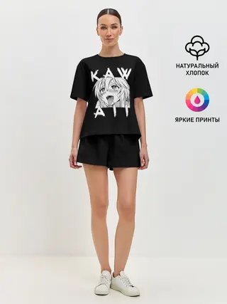 Женская пижама с шортами / KAWAII