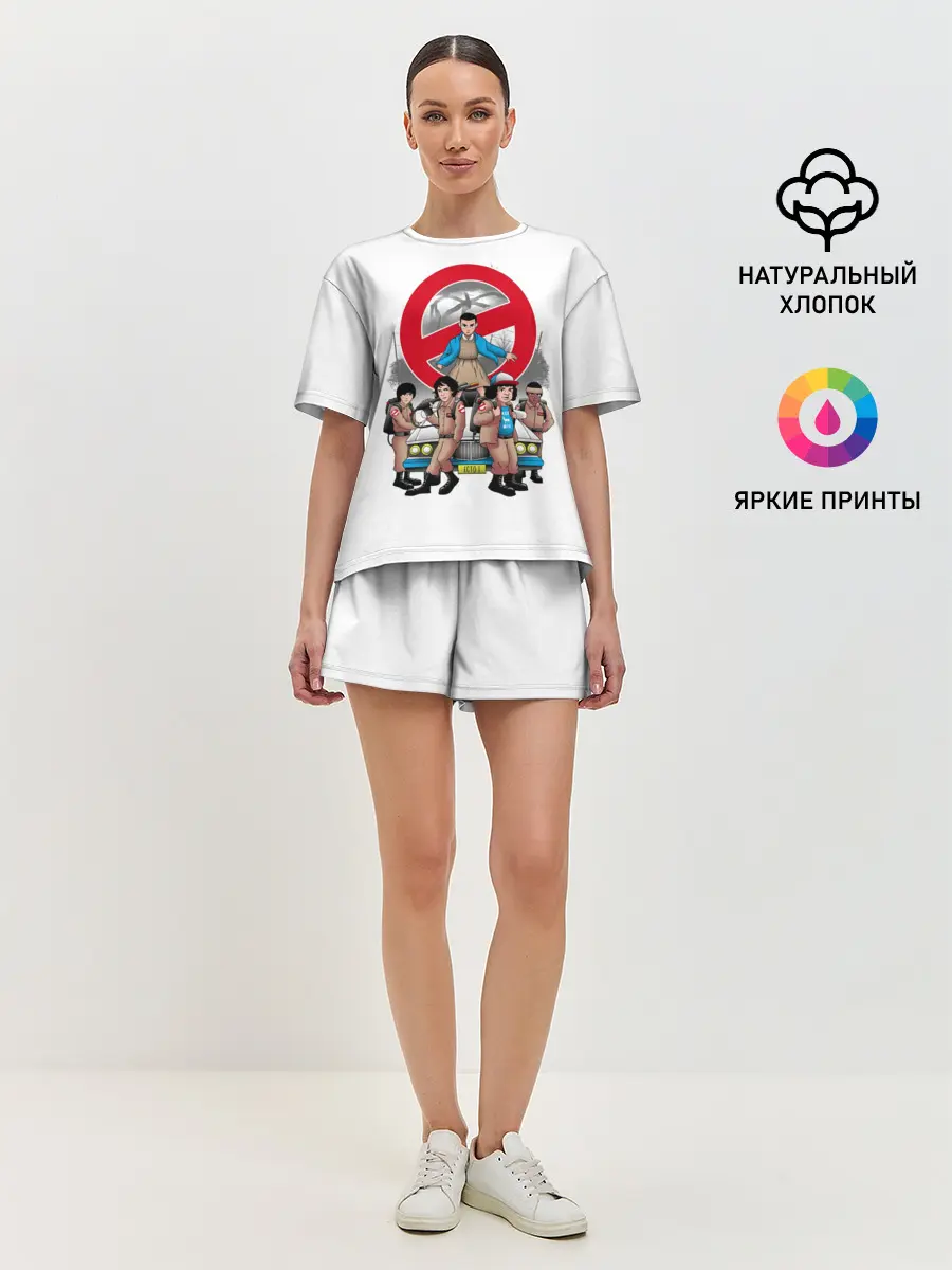 Женская пижама с шортами / Stranger Things