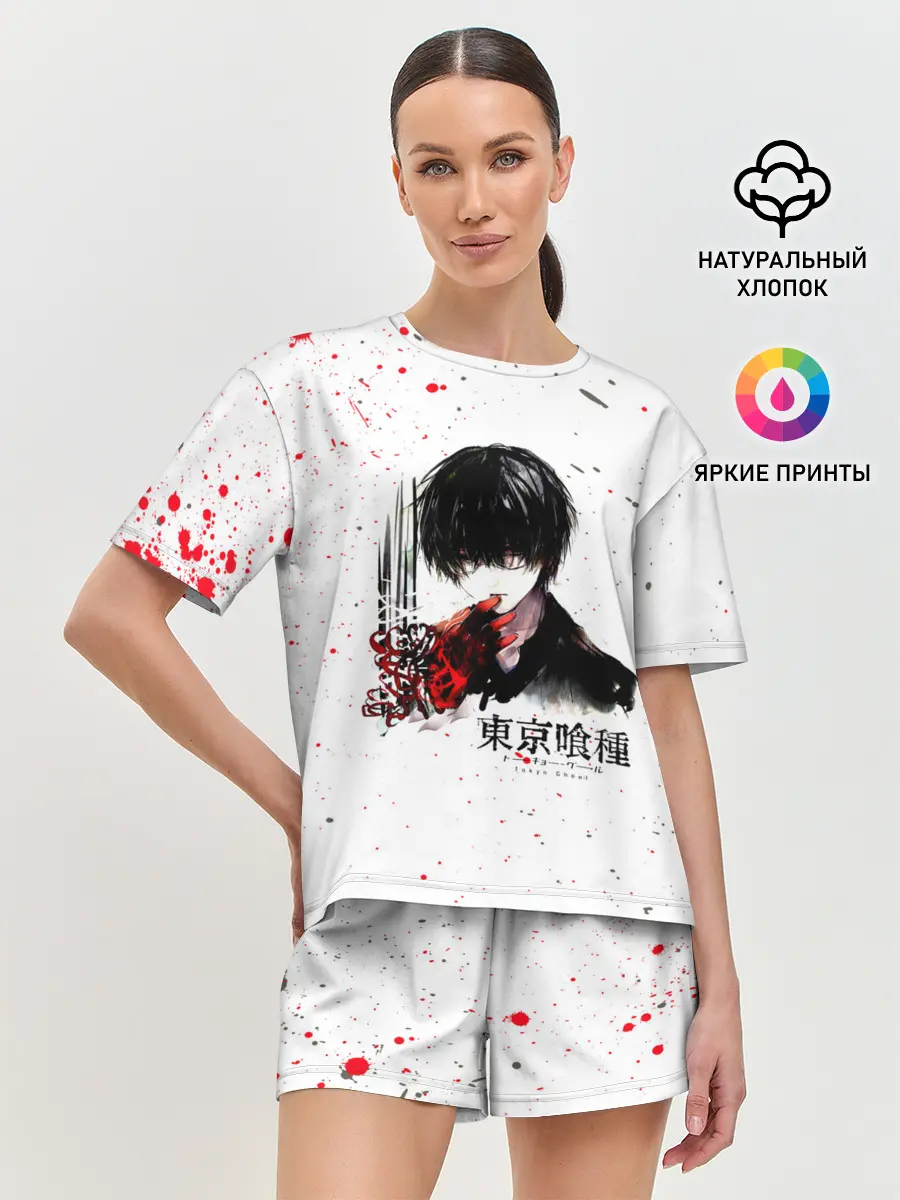 Женская пижама с шортами / Токийский гуль