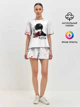 Женская пижама с шортами / Токийский гуль