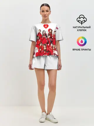 Женская пижама с шортами / TWICE