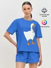 Женская пижама с шортами / Untitled Goose Game