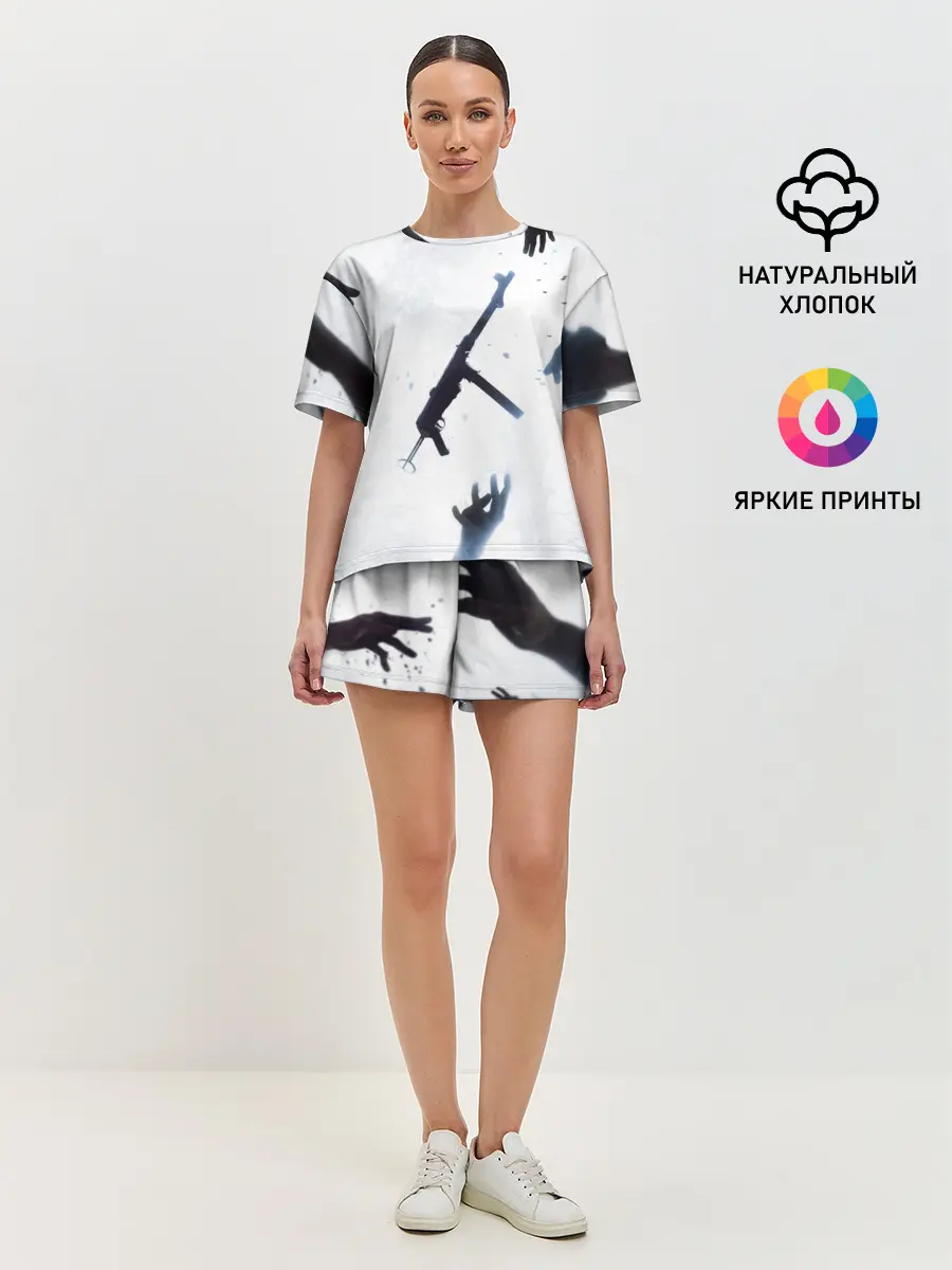 Женская пижама с шортами / Бателфилд МП 40