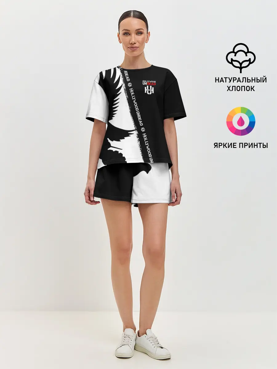 Женская пижама с шортами / Hollywood Undead