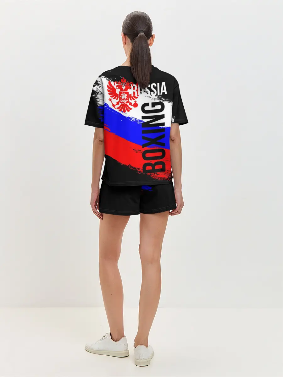 Женская пижама с шортами / Boxing Russia Team