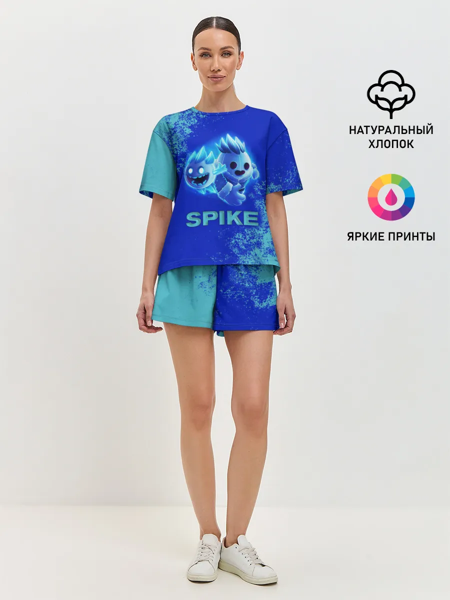 Женская пижама с шортами / Brawl Stars SPIKE