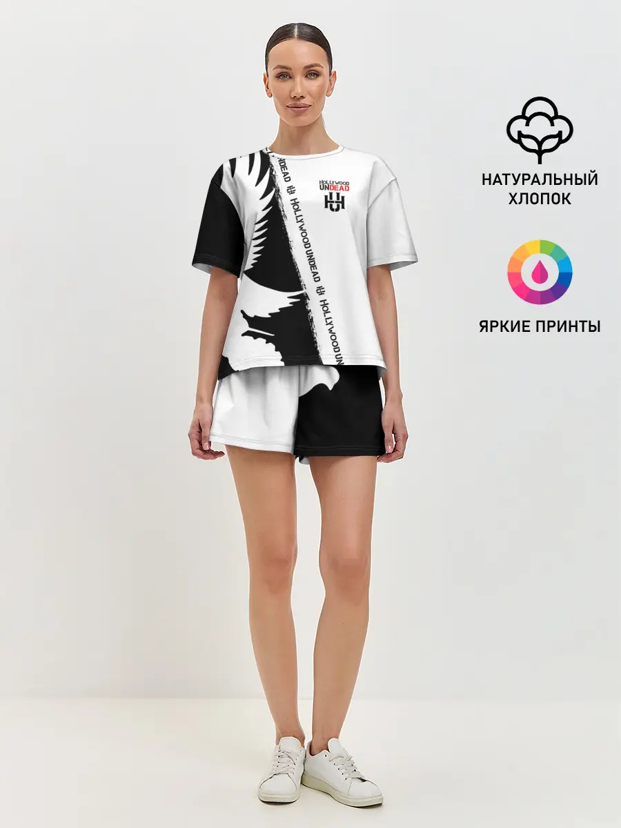 Женская пижама с шортами / Hollywood Undead