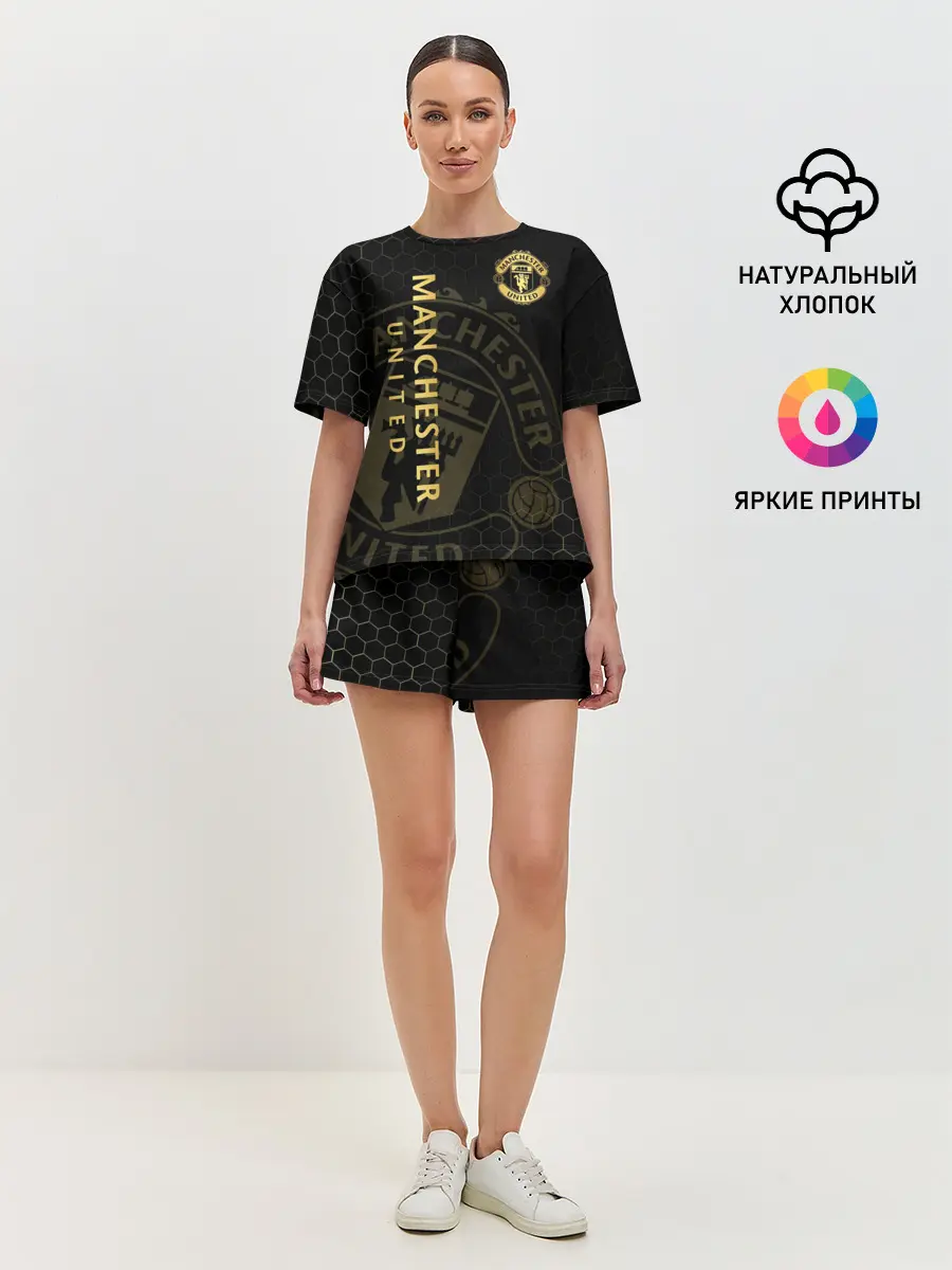 Женская пижама с шортами / Манчестер Юнайтед