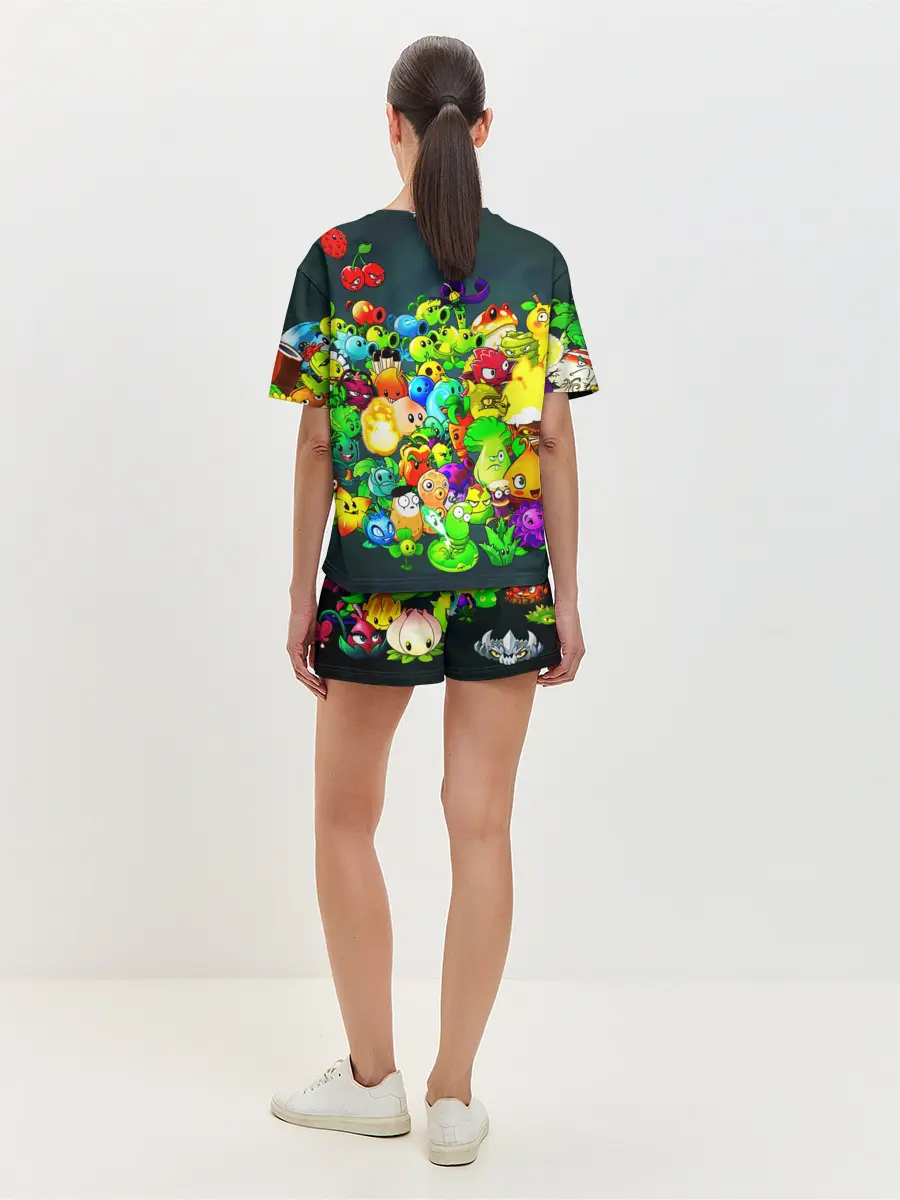 Женская пижама с шортами / Plants vs. Zombies
