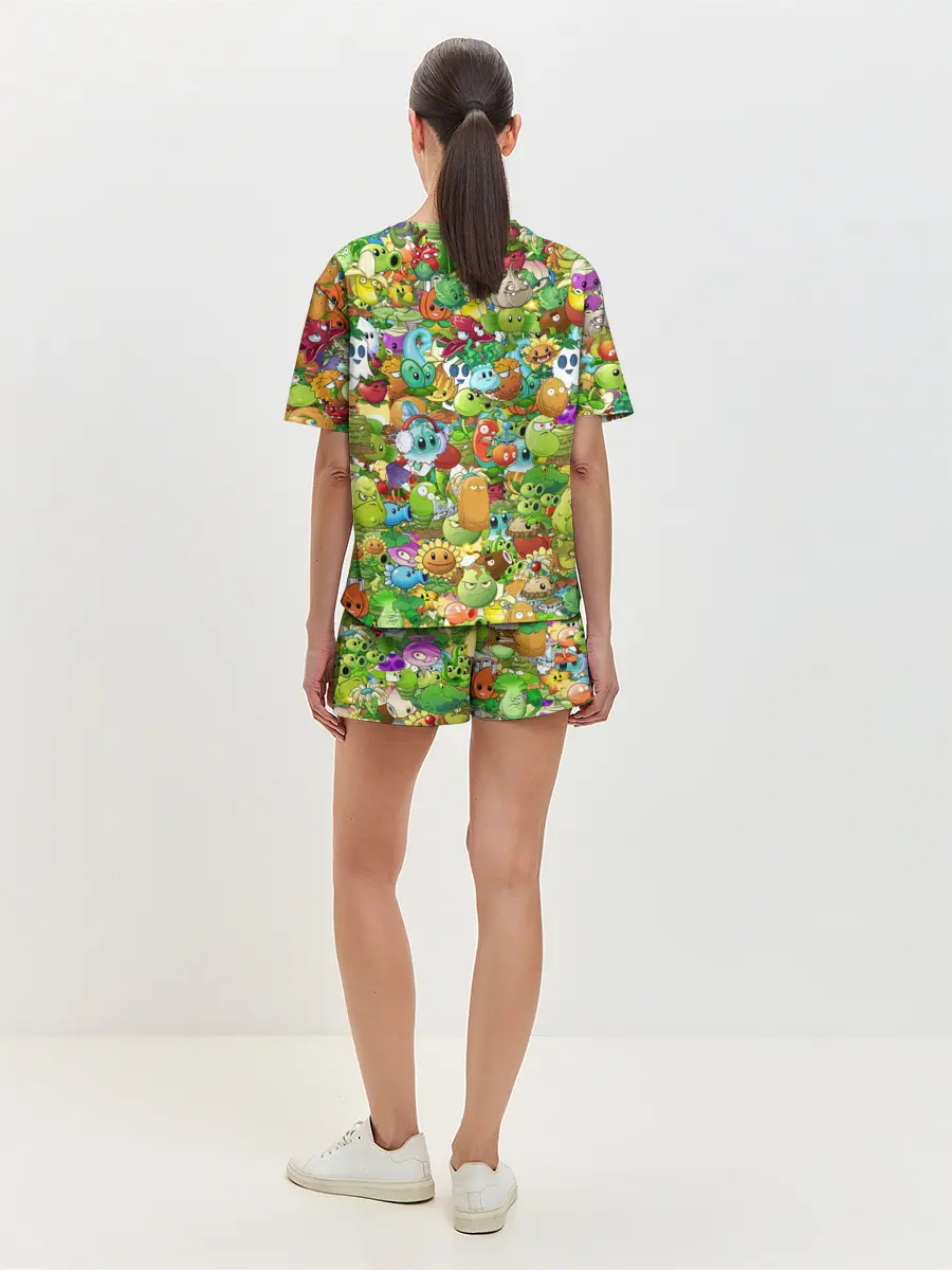 Женская пижама с шортами / PLANTS VS ZOMBIES
