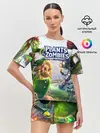 Женская пижама с шортами / Plants vs Zombies.