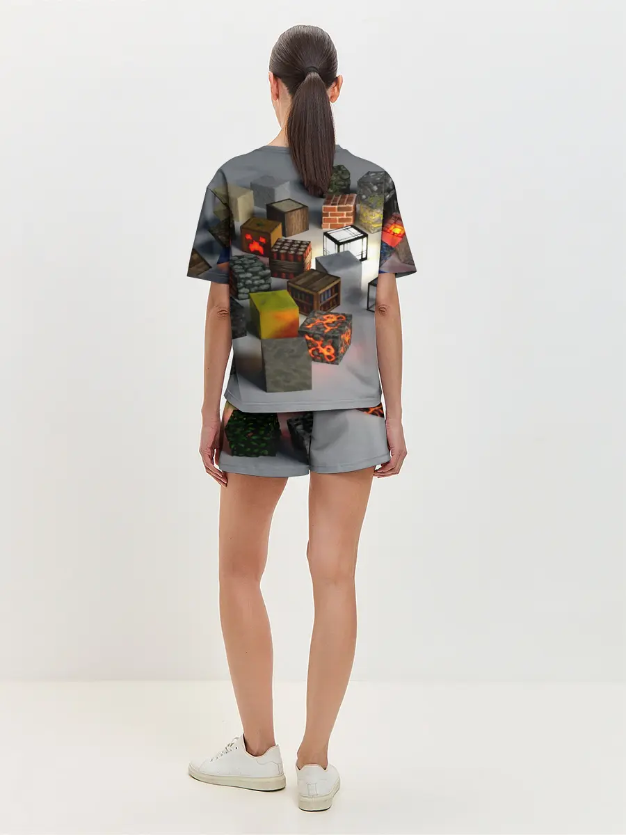 Женская пижама с шортами / MINECRAFT BLOX