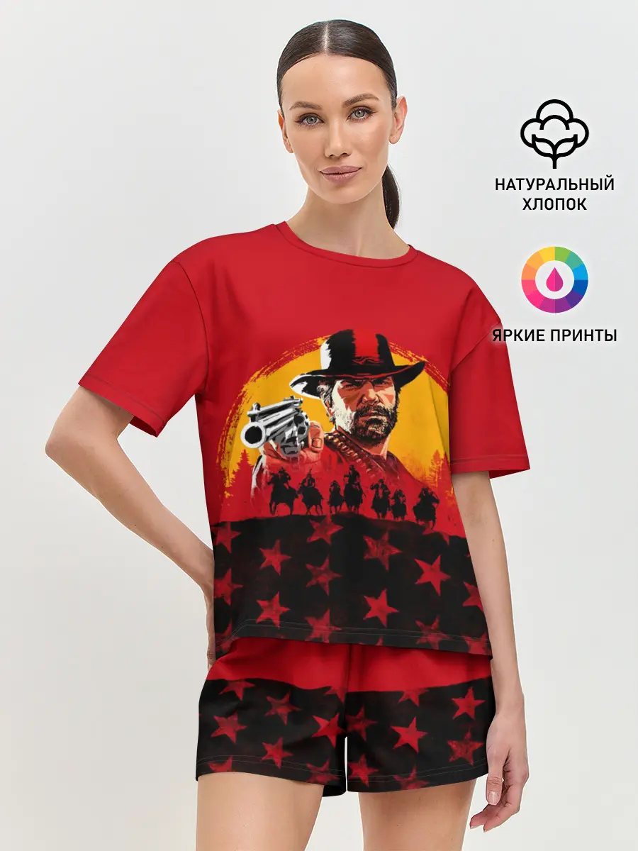Женская пижама с шортами / Red Dead Redemption 2