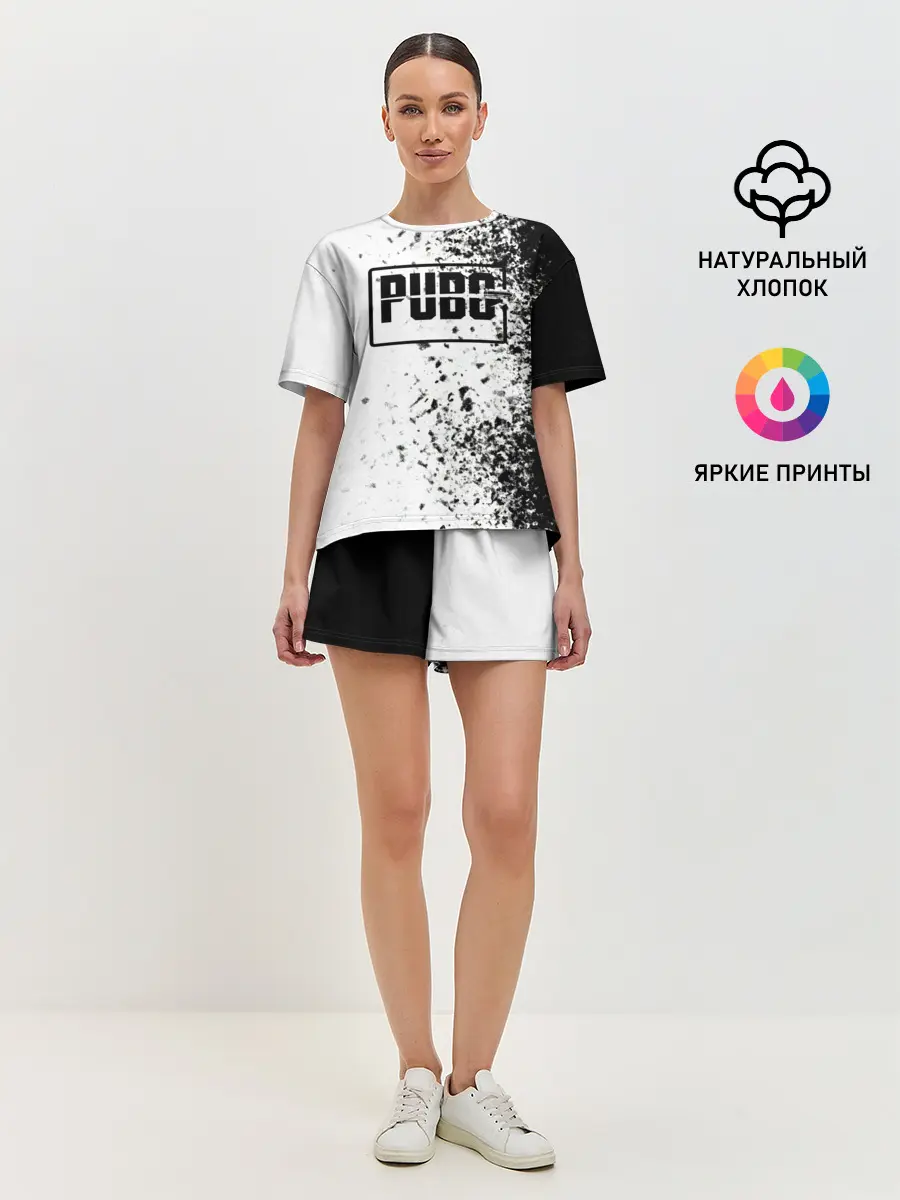 Женская пижама с шортами / PUBG.