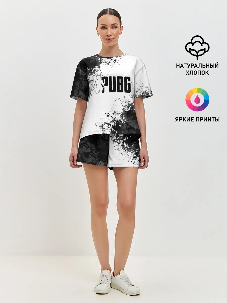 Женская пижама с шортами / PUBG.