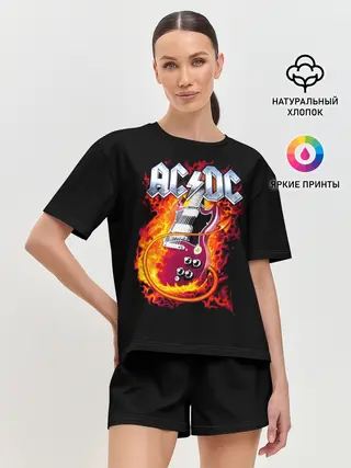 Женская пижама с шортами / AC/DC