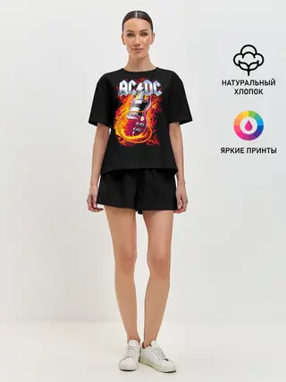 Женская пижама с шортами / AC/DC
