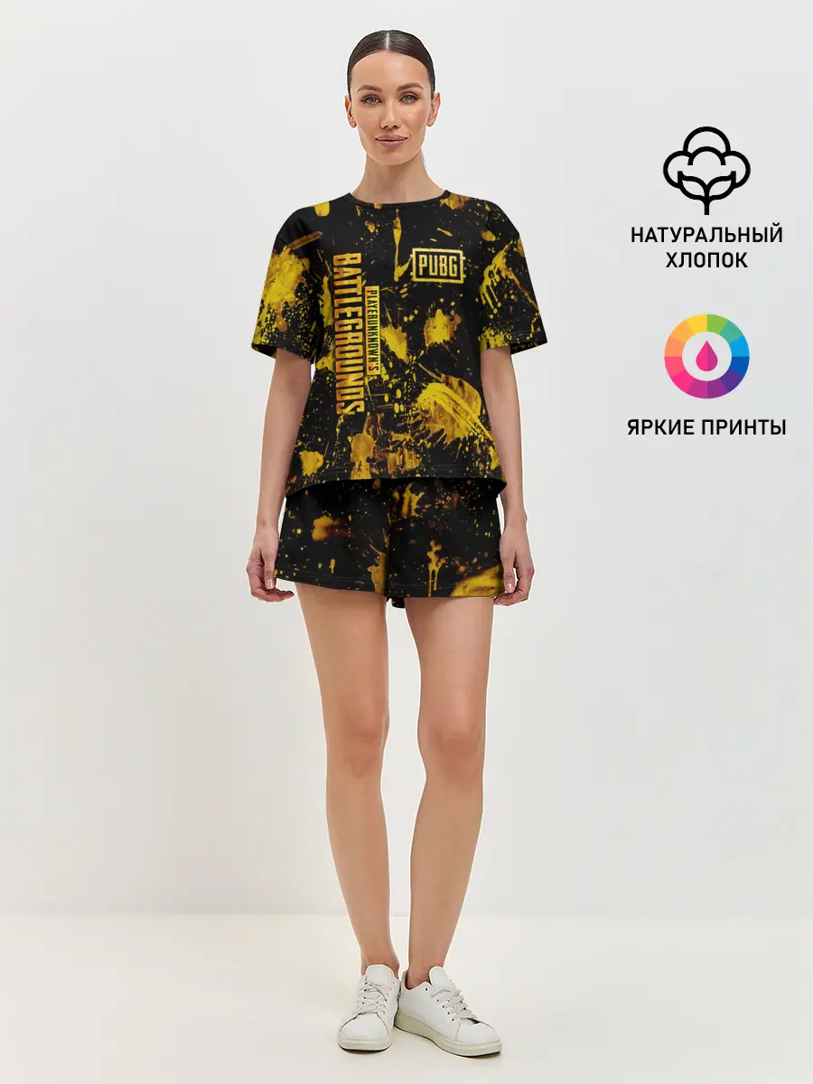 Женская пижама с шортами / PUBG