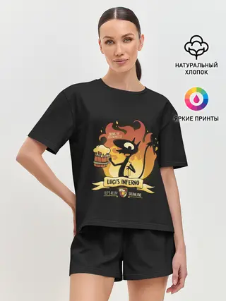 Женская пижама с шортами / Disenchantment. Luci