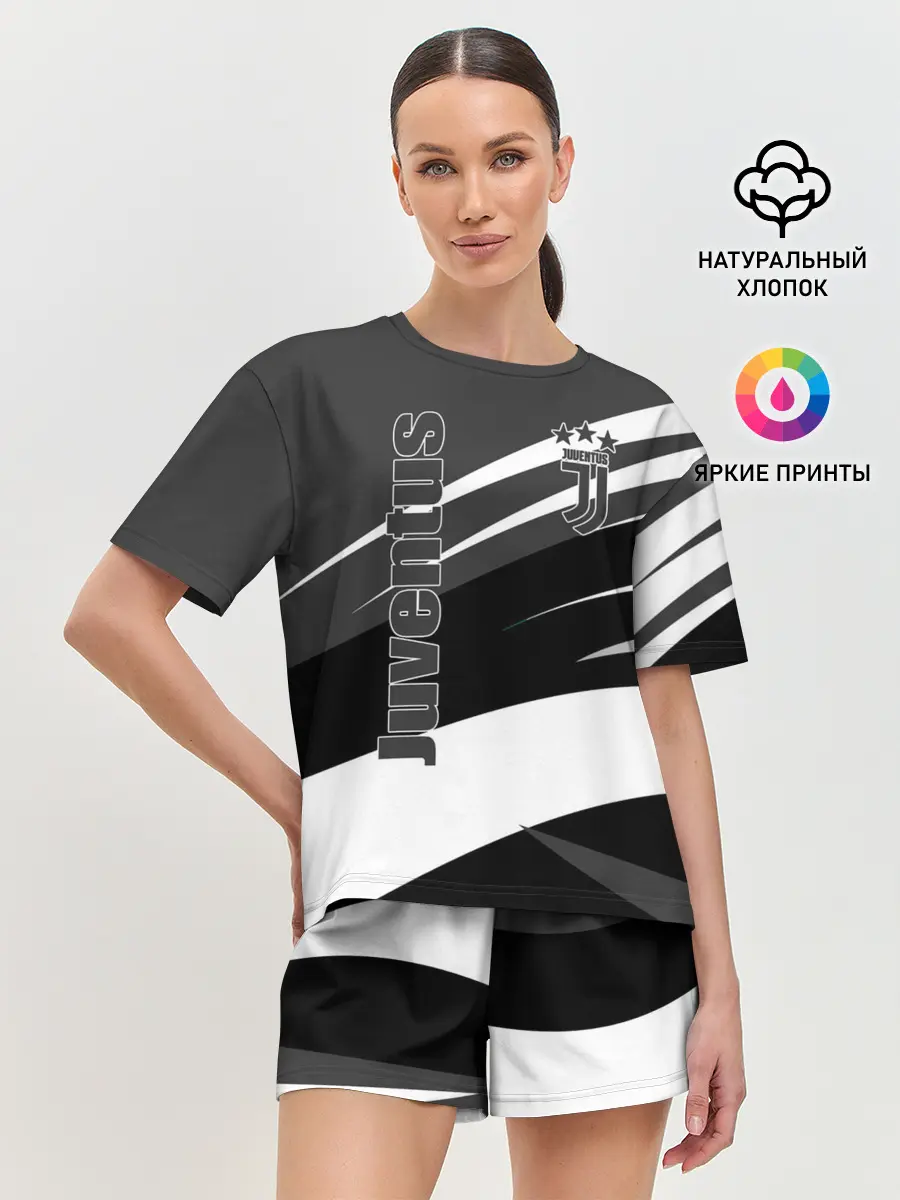 Женская пижама с шортами / Juventus