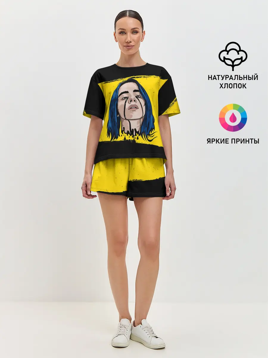 Женская пижама с шортами / BILLIE EILISH