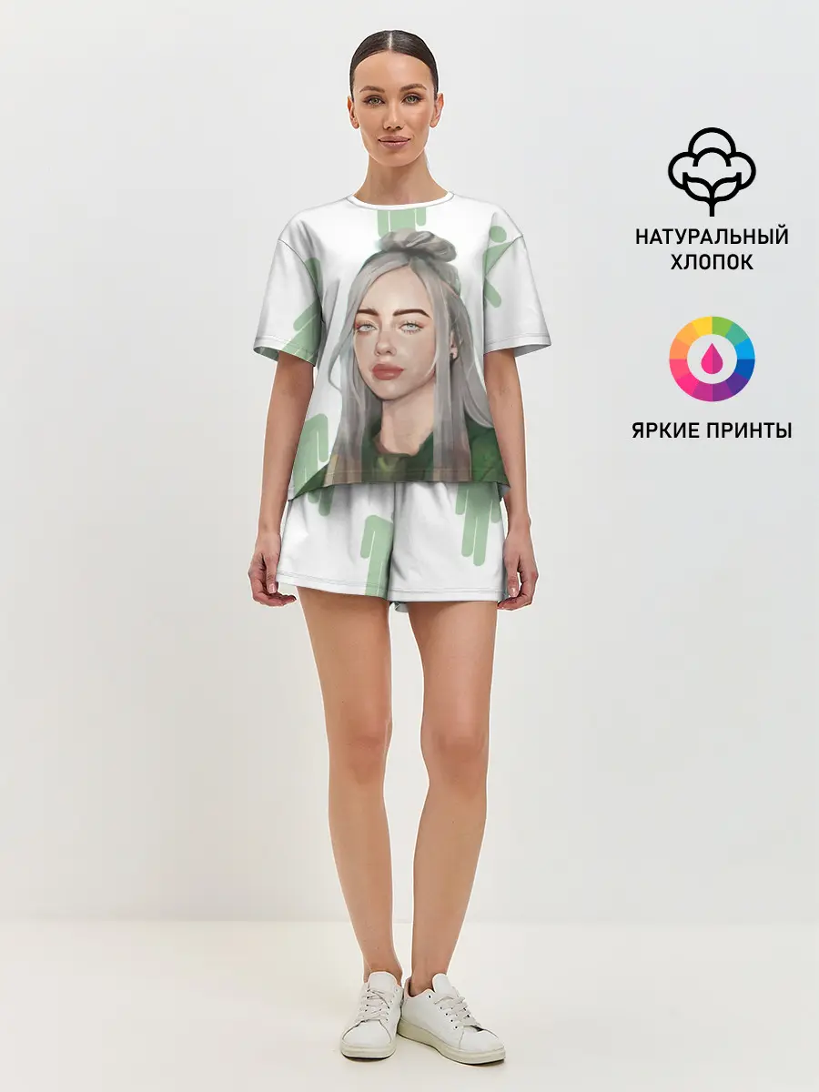 Женская пижама с шортами / BILLIE EILISH
