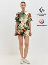 Женская пижама с шортами / ТРОПИКИ