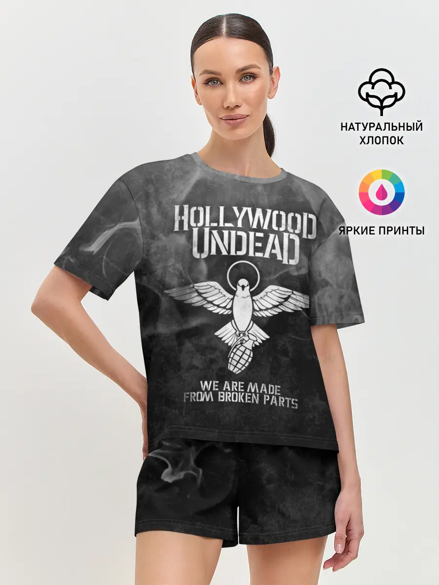 Женская пижама с шортами / Hollywood Undead