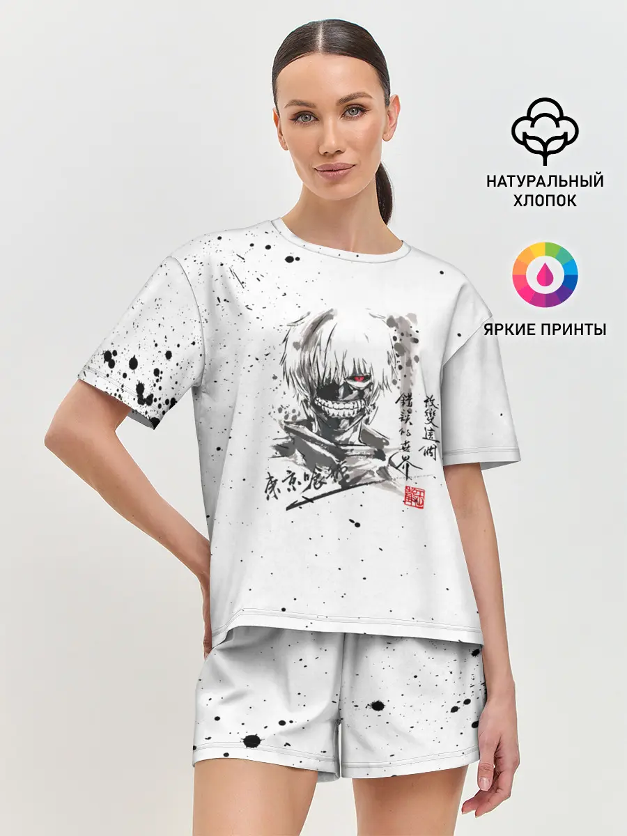 Женская пижама с шортами / Токийский гуль