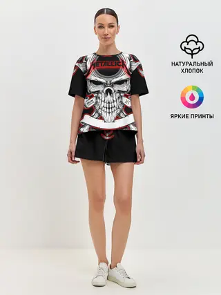 Женская пижама с шортами / Metallica