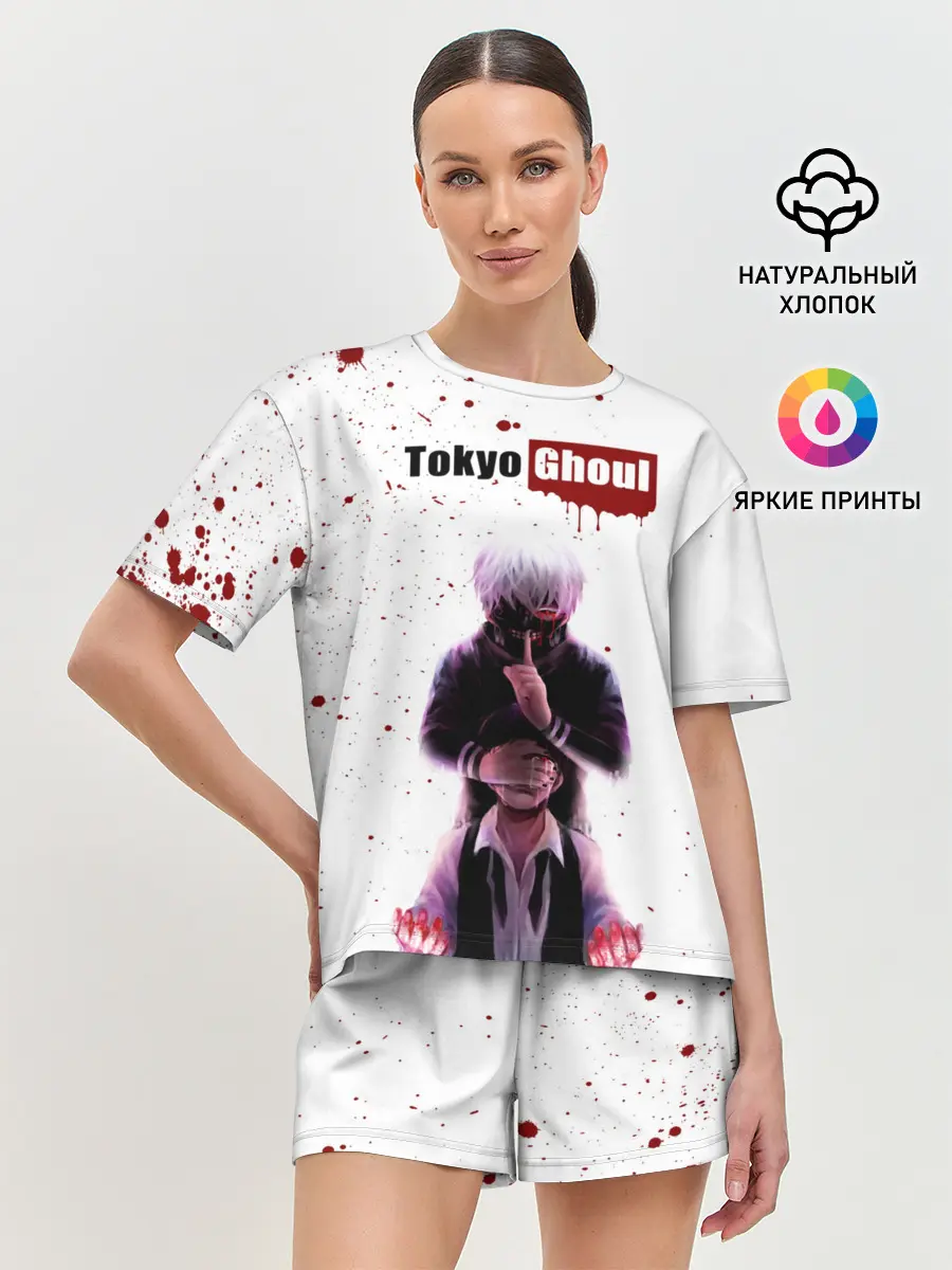 Женская пижама с шортами / Токийский гуль