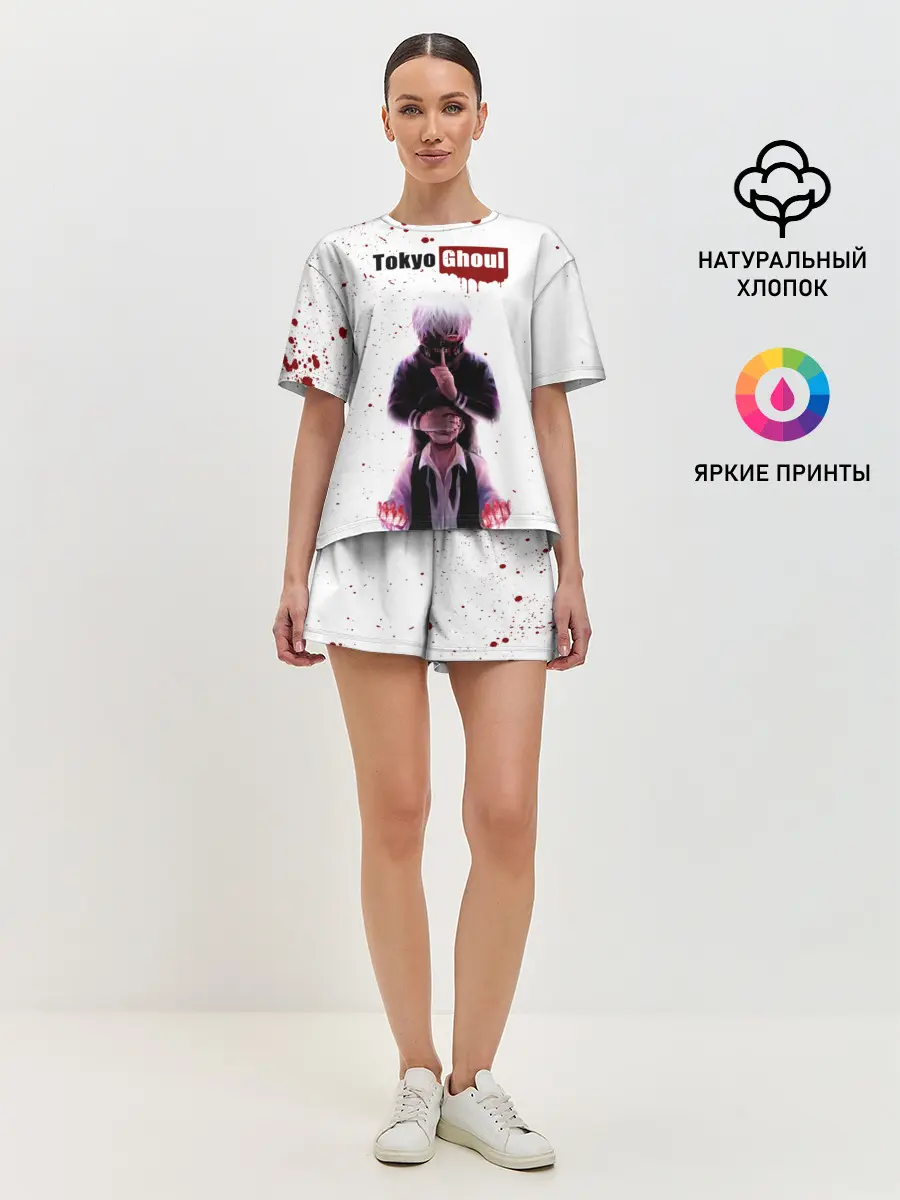 Женская пижама с шортами / Токийский гуль