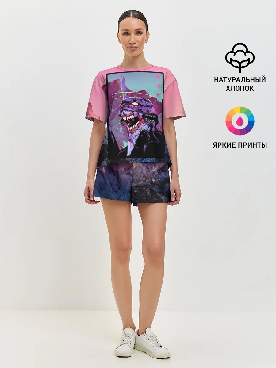 Женская пижама с шортами / Evangelion2
