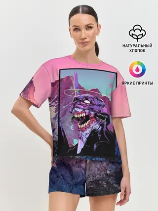 Женская пижама с шортами / Evangelion2