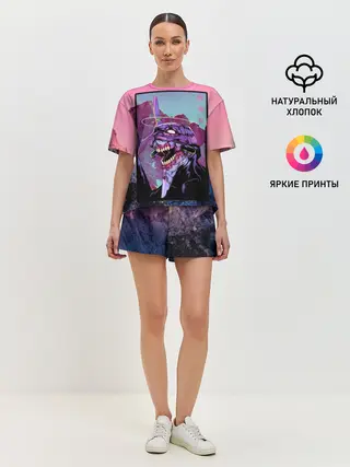 Женская пижама с шортами / Evangelion2