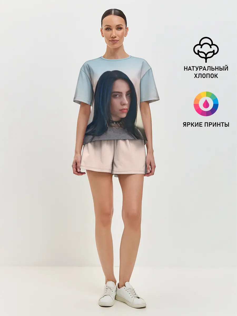 Женская пижама с шортами / Билли Айлиш