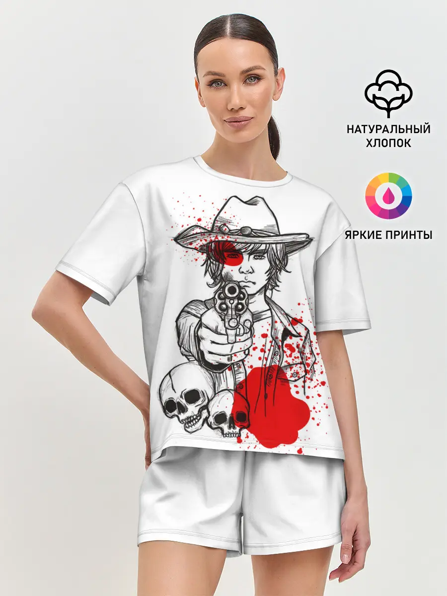 Женская пижама с шортами / The Walking Dead