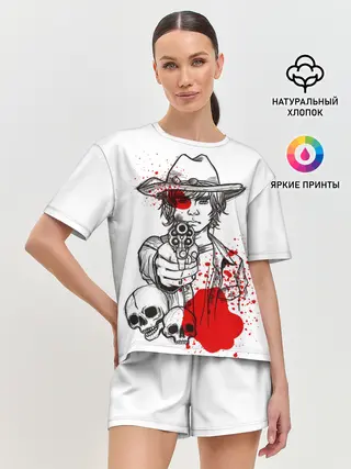 Женская пижама с шортами / The Walking Dead