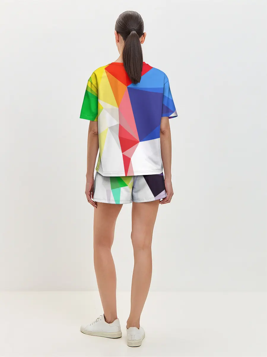 Женская пижама с шортами / BACKGROUND COLOR