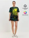 Женская пижама с шортами / НЕОНОВЫЕ СМАЙЛЫ
