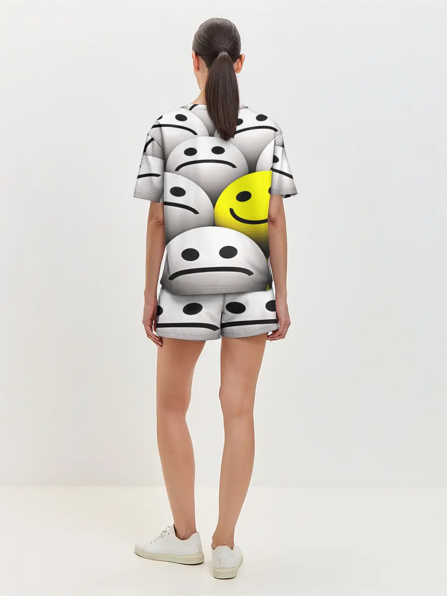Женская пижама с шортами / EMOJI 2019