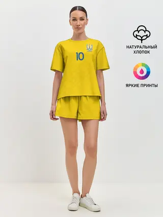 Женская пижама с шортами / konoplyanka home 19-20
