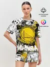 Женская пижама с шортами / Голден Стэйт Уорриорз