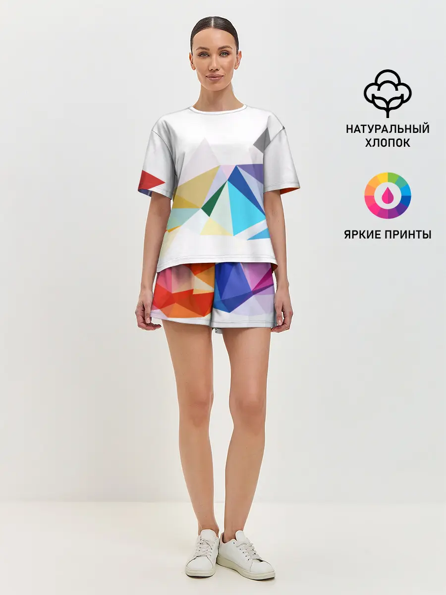 Женская пижама с шортами / GEOMETRY